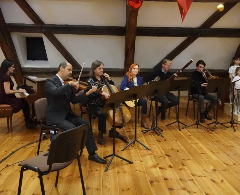 Natáčení koled ZUŠ