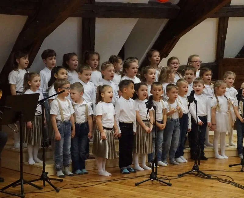 Natáčení koled ZUŠ
